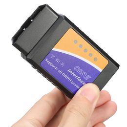 ELM327 WiFi v1.5 Diagnostische tools OBD2 OBDII CODE-lezer ELM 327 Auto diagnostische scanner Tool ELM-327 Wireless voor Android iOS-telefoon