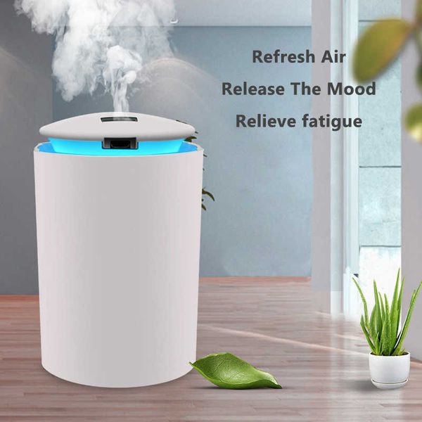 ELOOLE Mini humidificateur d'air pour bureau à domicile USB Bouteille Aroma Diffuseur LED Light Spray Mist Maker AirRefresher Humidification Gift 210724