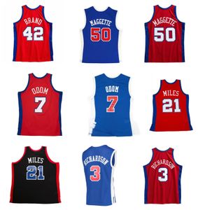Elton Brand Clipper Basketball Jersey Los Lamar Odom Angeles Miles Corey Maggette Quentin Richardson Throwback Jerseys Rouge Bleu Taille S-XXL