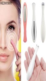 EM002 Electric Eye Massageur Mini Eyes Eyes rides Circles Dark Retrait Pen Anti-Aging Massageur Négative Ion Vibration Face Roudre Tot4458550