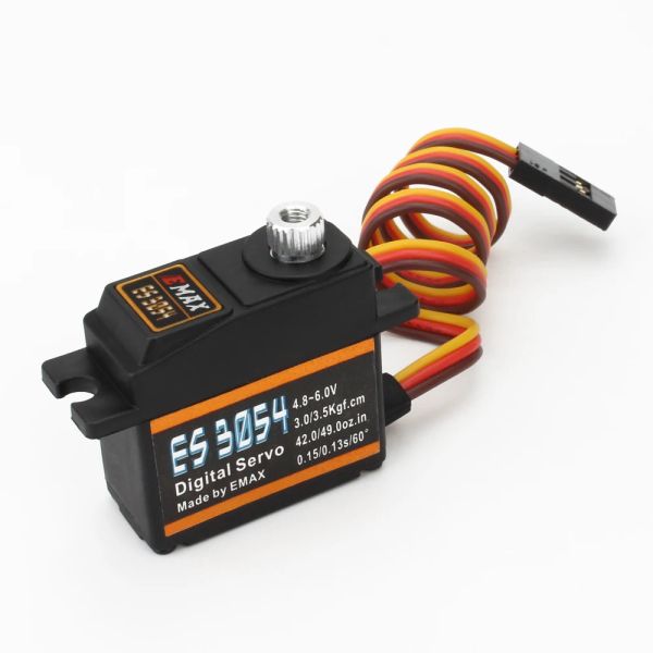 Emax ES3054 17g Servo Digital de engranaje de Metal ala fija avión Micro Servo para Rc avión Rc piezas de repuesto de helicóptero multieje