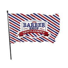 Embleem van Barber Shop 3 'x 5'FT vlaggen Outdoor Banners 100D Polyester Hoge Kwaliteit met Messing Grommets