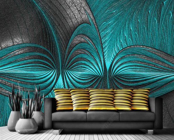 Fondos de fondos 3D de cuero en relieve Mural Murals Murals Rolls para paredes Photo Wallpaper Diseño del hogar