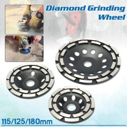 Repujado 115/125/180mm Muela de Diamante disco forma de tazón taza de molienda hormigón granito piedra cerámica herramientas Dropshipping