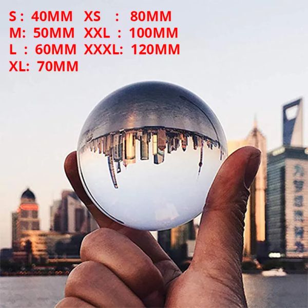 Globe de gaufrage K9 clair lustre lentille boule de cristal boule de verre support de boule de cristal pour sphère photographie décoration maison boule décorative