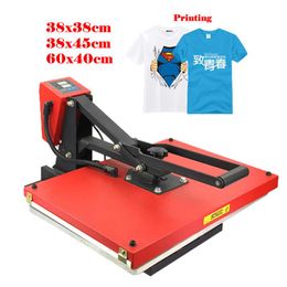 Embossing Heat Printer Machine 40*60 cm platte warmtedrukmachine apparatuur t -shirt hot stamping machine 2D thermische overdrachtsprinter