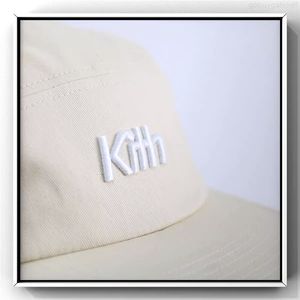 Lettres brodées KITH Casquettes de baseball Hommes Femmes Mode Casual KITH Chapeaux Casquette Accessoires chapeau 175FO {category}