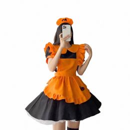 geborduurd Maid Dr Pumpkin-thema Deluxe COS-kostuum voor game- en anime-rollenspel o1XB #