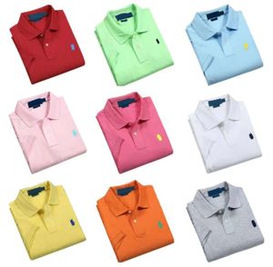 Polos brodés Marques pour hommes Polo Ralph Hommes Casual Coton Manches Business Chest Letter Vêtements Shorts Grands et petits chevaux Laurens Vêtements 022ess