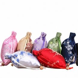 Geborduurde opbergtas Antiek Drawstring Fr Jewelry Packaging Bag Candy Bag Tas Drawing Gift Children M8ff#