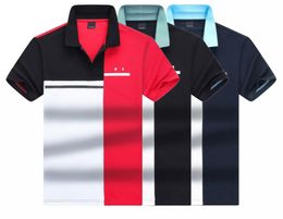 Borduurwerk katoenen poloshirts voor mannen Casual Multicolor Slim Fit Mens Polos Nieuw Summer Fashion Brand Men Clothing