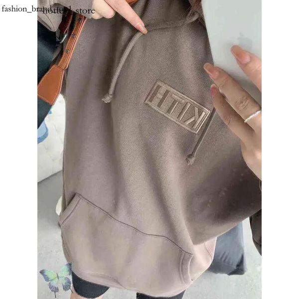 Sweat à sweats à sweats de broderie Kith Men Femmes Box Box Hooded Kith Sweat-shirt Quality Inside tag 6890