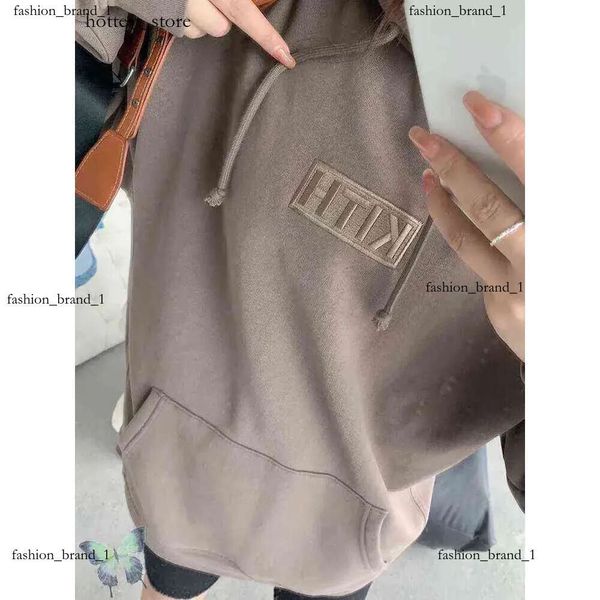 Sweats à capuche de broderie Kith Men Femmes Box Box Sweatshirt Kith Quality Inside Inside 8260