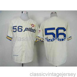 Broderie Jim Bouton célèbre maillot de baseball américain cousu hommes femmes jeunesse maillot de baseball taille XS-6XL