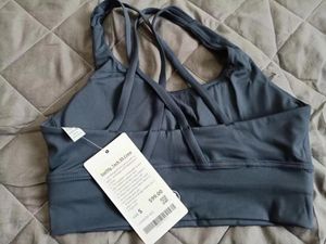 Geborduurd logo Align Dames Yoga Bra Crop Top Gymkleding voor fitness