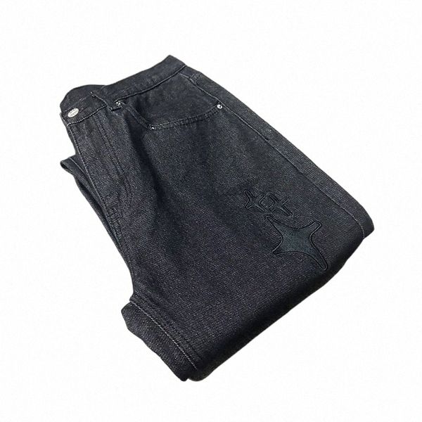 Jeans Vintage pour hommes et femmes, pantalon de survêtement avec LOGO brodé, planète brisée, 1:1, High Street Fi, 424s #