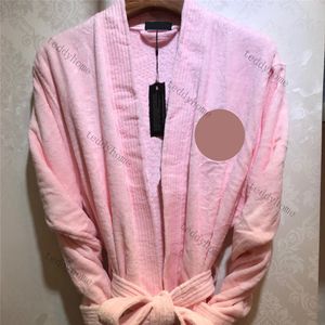 Borduurwerk Pattewrn Bath Robe Lace Up Cardigan Nightrobe Casual Effen Kleur Katoen Pyjama Soft Touch Rooken Homewear