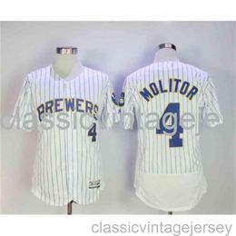 Broderie Paul Molitor, maillot célèbre de baseball américain, maillot de baseball cousu hommes femmes jeunesse taille XS-6XL