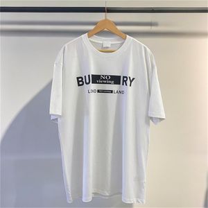 Impression de broderie Buryess Casual MMS T-shirt avec imprimé monogrammé Haut à manches courtes à vendre Vêtements Hip Hop pour hommes Coton Jiaduo Taille asiatique S-XXXXXL