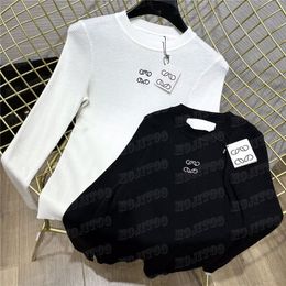 Borduurtruien Gebreide hoodie voor dames Modeontwerper Dame dieptepunt Shirts Breien trui