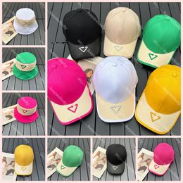 Chapéus bordados triângulo pescador bonés de bola chapéus de balde de designer para homens mulheres bonés esportivos snapback