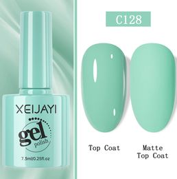 Emerald Essence: Weelderige groene UV-gelnagellak, rijke pigmentatie, langdurige glanzende afwerking voor levendige nagels