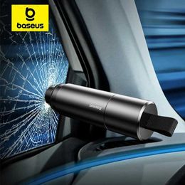 Noodhamer Baseus Autoveiligheidshamer Auto-noodglas Raambreker Veiligheidsgordelsnijder Levensreddende ontsnapping Auto-noodhulpmiddelL231228