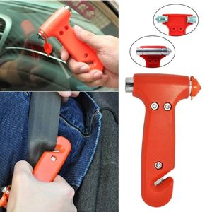 Marteau d'urgence Gadgets d'extérieur 2 en 1 voiture Auto brise-verre outil de coupe de ceinture de sécurité Kit d'évacuation sûr de sauvetage accessoires de sécurité de voiture