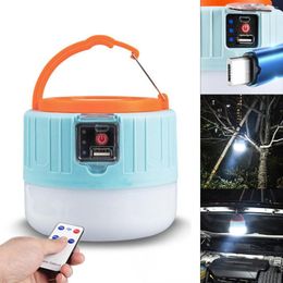 Luz de emergencia Lámpara solar recargable USB Super brillante Reflector LED Exterior IP65 Impermeable Trabajo Linternas portátiles