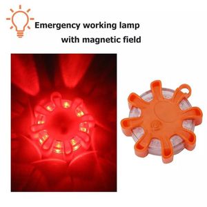 Lumières d'urgence Camping Light Car Road Flares Avertissement LED Night Help Flash Beacon Magnetic