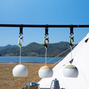 Lumières d'urgence crochet suspendu conception Portable lampe de Camping LED 3 Modes luminosité réglable alimenté par batterie lumière extérieure