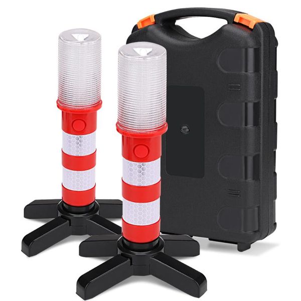 Lumières de secours LED Portable Light Road Safety Flash SOS Multi-Function Vertical Peut être levé Avertissement / Camping