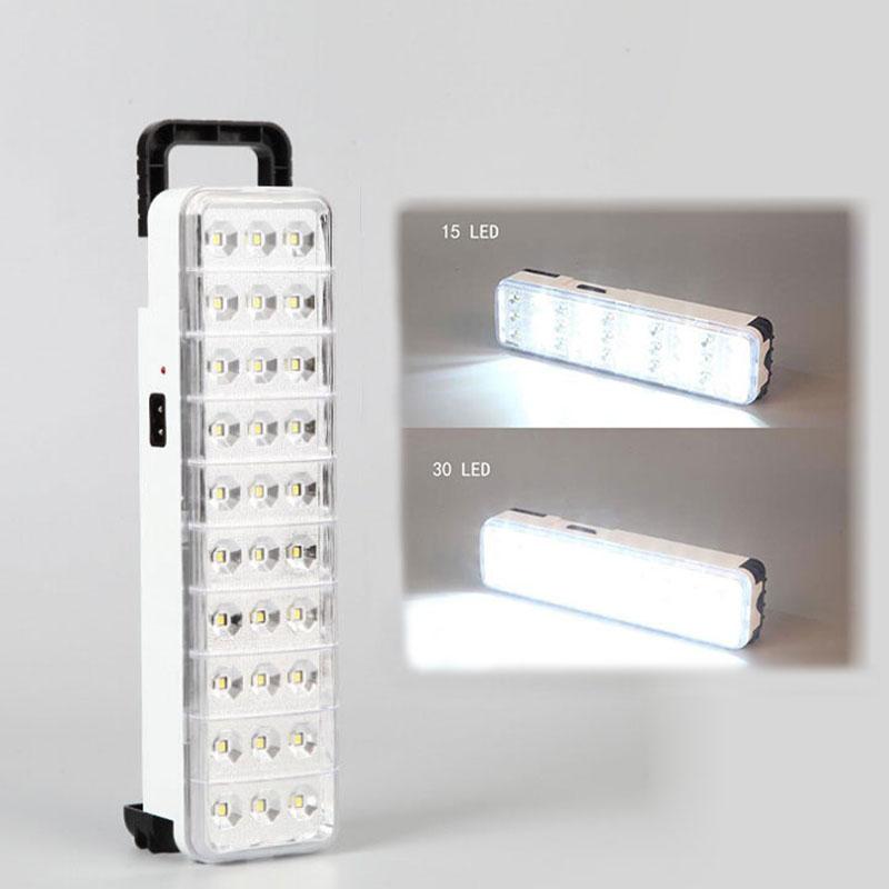 Luci di emergenza LED impermeabile Mini 30 2 modalità lampada ricaricabile per campeggio all'aperto