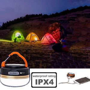 Luces de emergencia USB Camping Light Tent Outdoor 5 Modes Night Output Gancho retráctil Mochila Senderismo Lámpara Batería en el interior