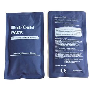 Voorbereid op noodsituaties Groothandel Herbruikbare Gel Zable Cold Pack Ice Bag voor been-knieblessures Hoofdpijn Kompres Magnetronbestendig 28X13Cm Dro Dhjk8