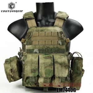Emerson Gear LBT6094A Gilet de style avec pochettes Airsoft Painball Military Army Combat Gear EM7440G AT / FG 240507