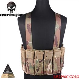 Emerson Military Camouflage Speed ​​Scar-H Chiffre de poitrine Tactical Vest Hunting Protective Multi-Shouches Vest EM2390 240507