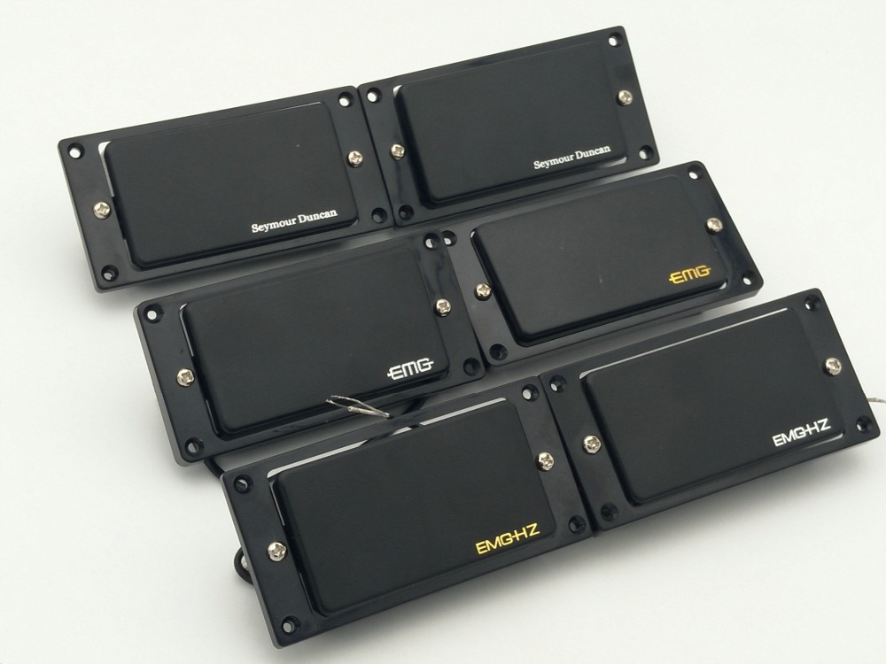 Pickup passivo nero, pickup passivo Seymour Duncan, pickup elettrici Humbucker em hz (1 set manico/ponte nero)