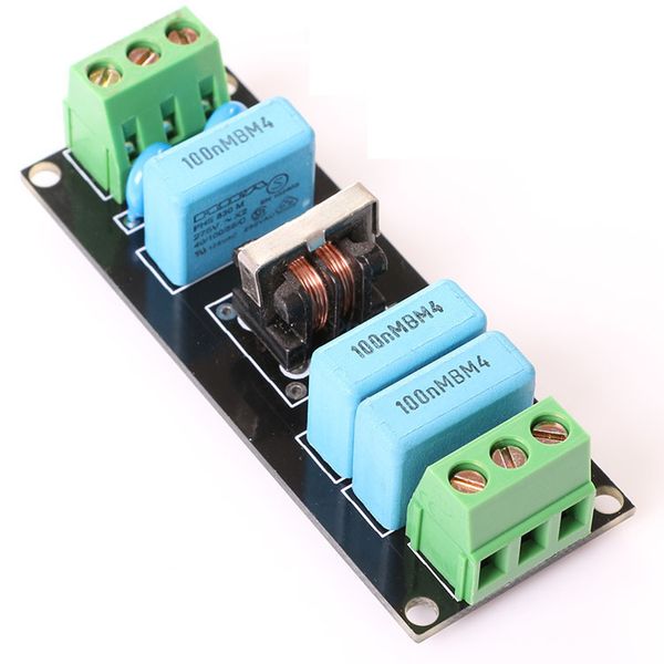 Freeshipping EMI 4A Power Filter Board Socket Kits de bricolaje para preamplificador amplificador DAC auriculares