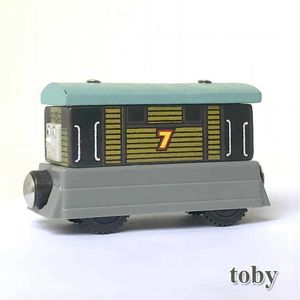 Emily Wood Train Trains magnétiques en bois modèle de voiture jouet compatible avec les voies de la marque Brio Locomotives ferroviaires jouets pour enfant 2022