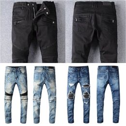 Emmanuels mesh shorts zwemmen voor dames heren Eric zwemmen shorts straat modeontwerper paarse jeans heren knoppen merk jeans trend noodlijdende zwarte rip slank fit yu