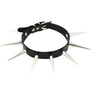 Emo Long Spike Choker Punk Collar Femmes Men Rivets Collier de Chocker clouté 2020 Fashion Goth Jewelry Metal Gothic Accessoires7179957