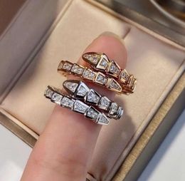 emotie designer ring dames touw knoop ring luxe met diamanten mode ringen voor vrouwen klassieke sieraden 18K vergulde roos bruiloft groothandel