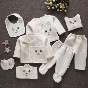 Emotie moeders (/ set) babykleding 0- pasgeboren baby suits peuter kleding sets kinderen jongens meisjes pak thermische organische katoen LJ201223