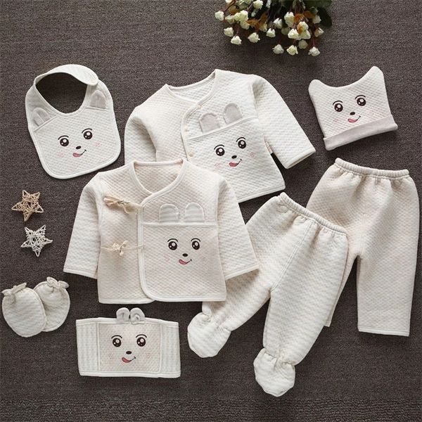 EMOCION MOMS (/ SET) Ropa infantil 0- Trajes de bebé recién nacidos Conjuntos de ropa para niños Niños Niños Traje Térmico Orgánico de algodón LJ201223