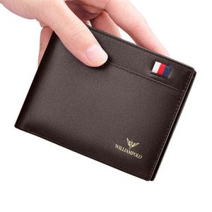 Empereur Paul hommes portefeuille court nouveau portefeuille en cuir hommes Simple affaires portefeuille en cuir de haute qualité hommes 220721