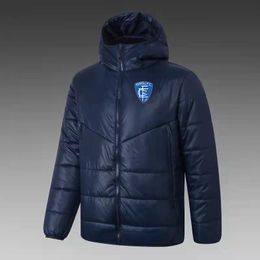 Empoli F.C. Veste à capuche pour hommes, manteau de sport de loisirs d'hiver, fermeture éclair complète, sweat-shirt chaud d'extérieur, LOGO personnalisé