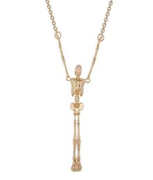 Impératrice douairière Enne accroche un cadre squelette collier commun Punk européen et américain bijoux d'halloween Female3592388