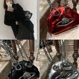 Empress Dowager Saturn Bowling Vivian Sac Punk Style Nouvelle Fashion Dark One Saclat Sac Sac Boston Sac Boston