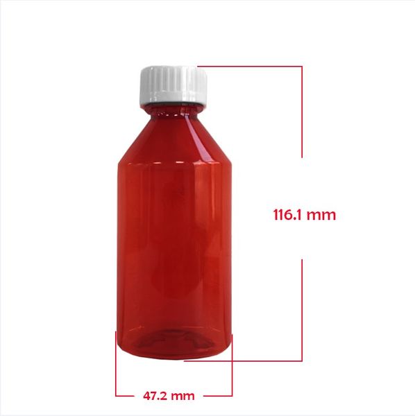 Vide 100 ml Sweet High Package THClean Kaw bouteilles bouteille maigre récipient de sirop contre la toux uniquement bouteille en plastique